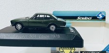 0F SOLIDO Solid Peugeot 504 coupe v6 Peugeot coupe metallic green 1978 1/43