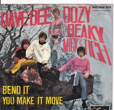 7'' Single - Dave Dee, Dozy, Beaky, Mick & Tich - Bend it