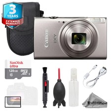 Canon IXY 650 m Camera Silver  128GB  Bag 3 YR Warranty- Basic Kit