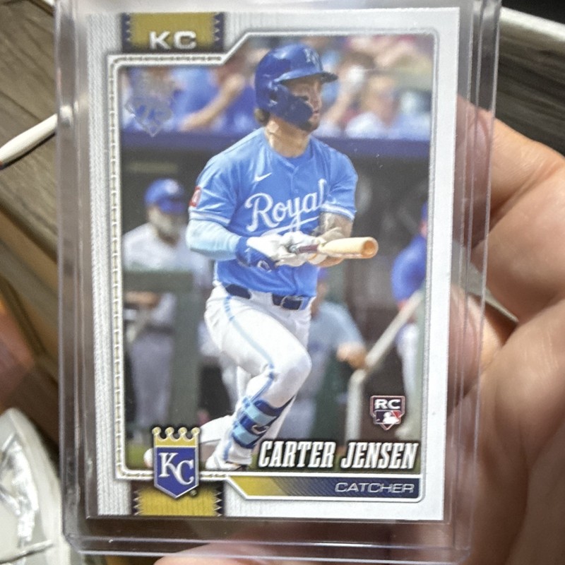Topps 2026 series 2  Carter Jensen Rookie Card Kansas City Royals MLB #199