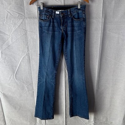 Red by Marc Ecko Emerald Sentiment Bootcut Jeans Blue Denim Size 3 Y2K Low Rise
