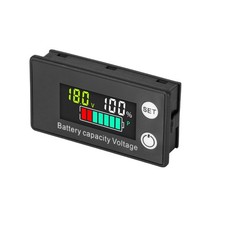 LCD Display DC Battery Monitor Meter 8-100V For Car RV Solar Lithium Lead Acid