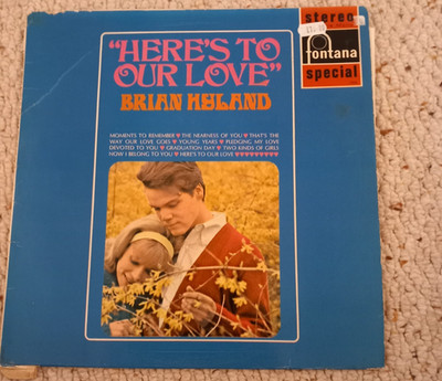 12 inch vinyl lp. Bryan Hyland. Here's to Our Love