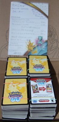 Pokemon TCG online code Karten, über 1000St. Sammlung Sets der letzten Jahre,TOP