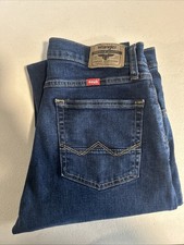 Wrangler Five Star Premium Denim Men's Regular Fit Jeans Dark Stonewash 96501DS