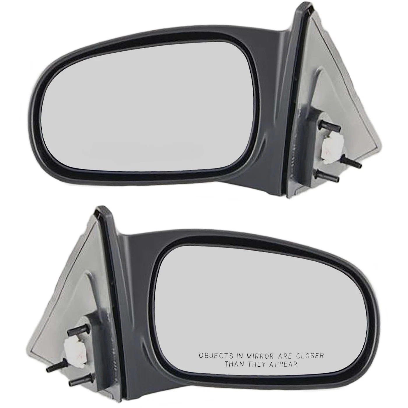 Power Side View Mirrors Left & Right Pair Set NEW for 96-00 Civic 4 Door Sedan