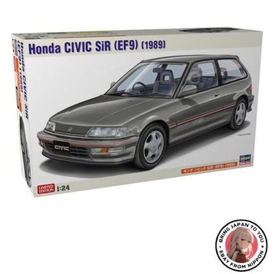 1/24 Honda Civic SiR EF9 1989 Plastic Model Kit (20809)