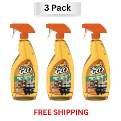 #ad Orange Glo Wood Furniture 2 in 1 Clean amp; Polish Spray 16 oz Pack of 3 $12.22