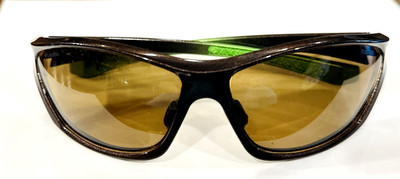 COLUMBIA Rapid Descent Sunglasses with Case c04 Used - some wear  Dark Gray / GN