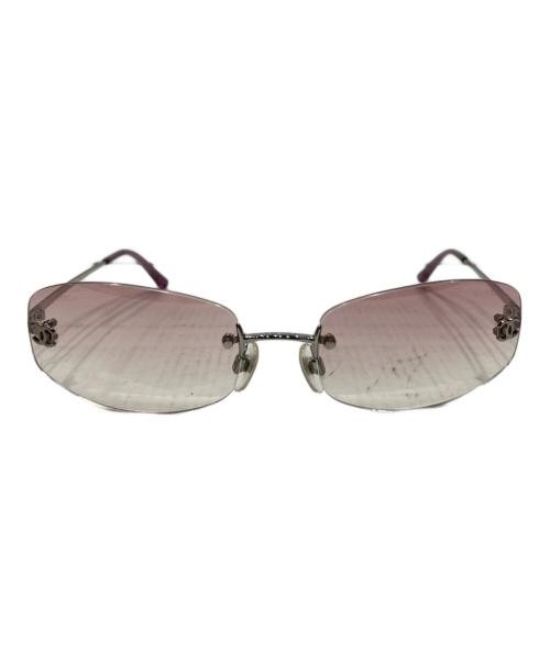 CHANEL Rimless Gradient Pink Sunglasses 4002