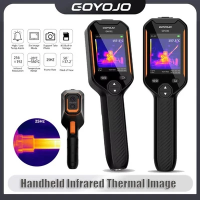 GOYOJO Infrarot Wärmebildkamera 256*192 Temperaturdetektor -20˚C~550˚C Sichtlichtkamera
