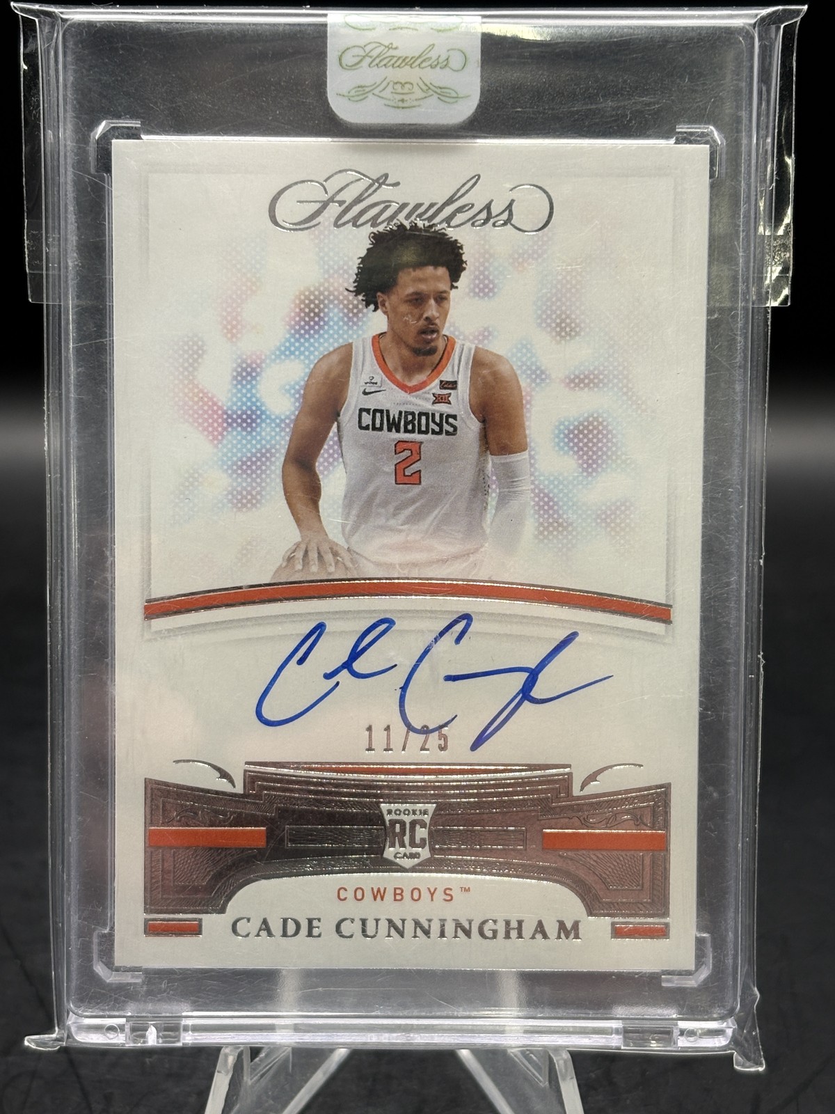 2021 Panini Flawless Collegiate #1 Cade Cunningham Rookie Autographs #/25