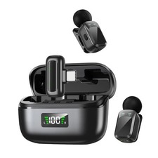 2.4G Wireless Lavalier Microphone for Type-C Phone Tablet Laptop Video Recording