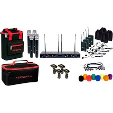 VocoPro Digital34AI AllInclusive 4Channel PLL Wireless System LN