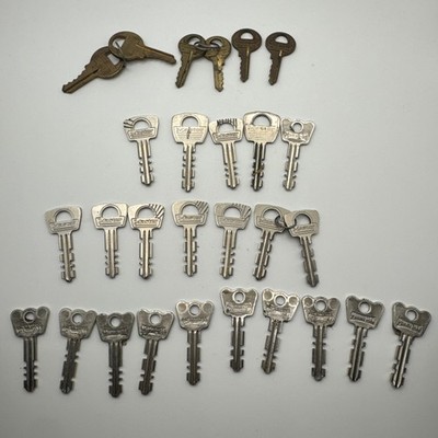 Vintage Lot of Master Lock Keys Lot of 28