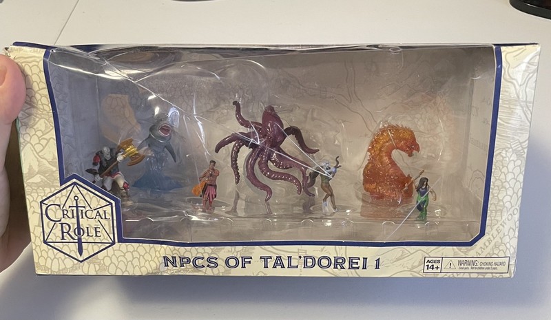 Dungeons & Dragons Critical Role NPCs of Tal'Dorei 1. Box Damage see pics