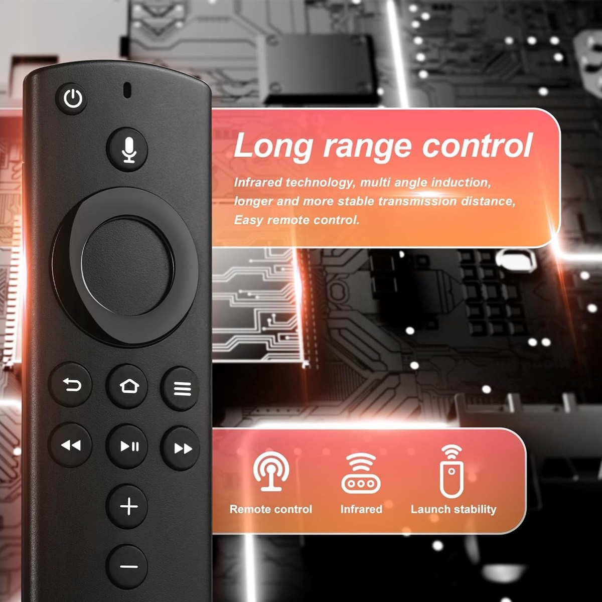 TV Remote Control L5B83H for Amazon 2nd 3rd Gen Fire TV Stick 4K W
