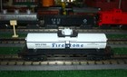 Atlas O/Industrial Firestone Tank Car in Original Box — photo 1