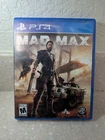 Mad Max Sony PlayStation PS4 Video Game with Case