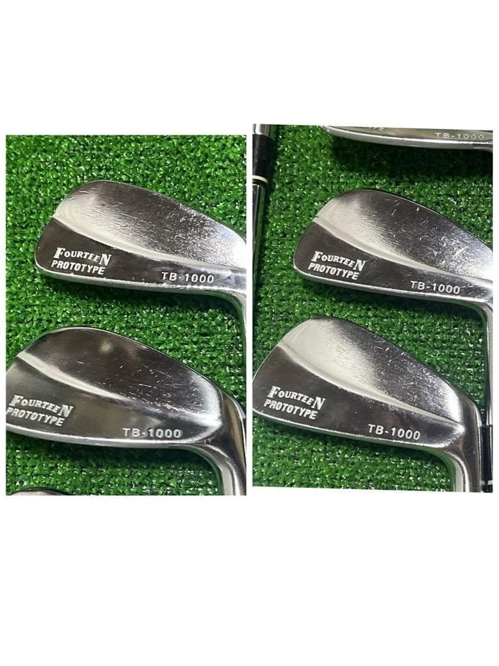 Juego de hierros FOURTEEN TB-1000 PROTOTIPO 8 piezas 3-Pw Flex S rígido dinámico dorado S200 Foto 4 de 4