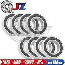 Qty.8 6210-2RS Radial/Deep Groove Ball Bearing 50 mm ID x 90 mm OD x 20 mm W