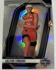 Aaliyah Edwards 2024 Prizm WNBA SP Variation Silver RC Rookie Card #142