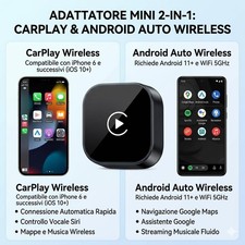 Adattatore CarPlay Wireless per Veicoli con CarPlay Cablato - Compatibile con Mo - Miniatura 2