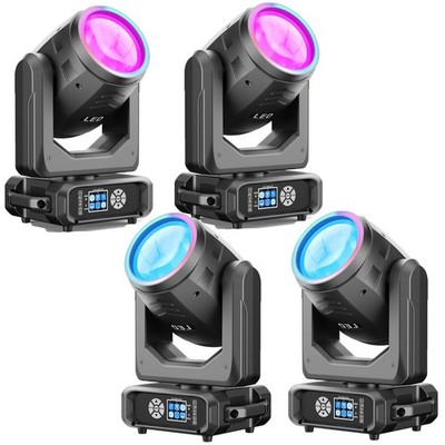 RGBW LED Beam Moving Head Light 250W Gobo Stage DJ Disco Party DMX Spot Lighting