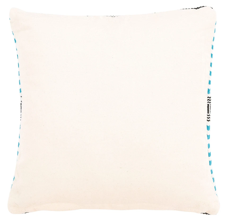 Home Collection Raissa Blue/Beige Stripe 20-inch Square Decorative Accent Thr... - Image 3 of 3