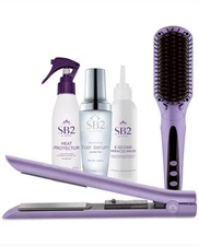 Sutra Beauty Women’sThe Perfect Bundle 5-Pc Heat Brush and Ceramic Flat Iron Set
