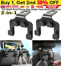 Car Back Seat Organiser Headrest Storage Bag Purse Holder Kids Hanging Hook Coat