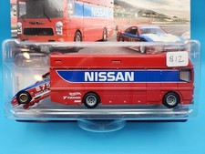 F470 Hot Wheels Team Transport #73 Euro Hauler '94 Nissan 300 ZX GTS BLISTER DMG