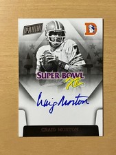 NFL CRAIG MORTON AUTO SUPER BOWL Ⅻ 2015