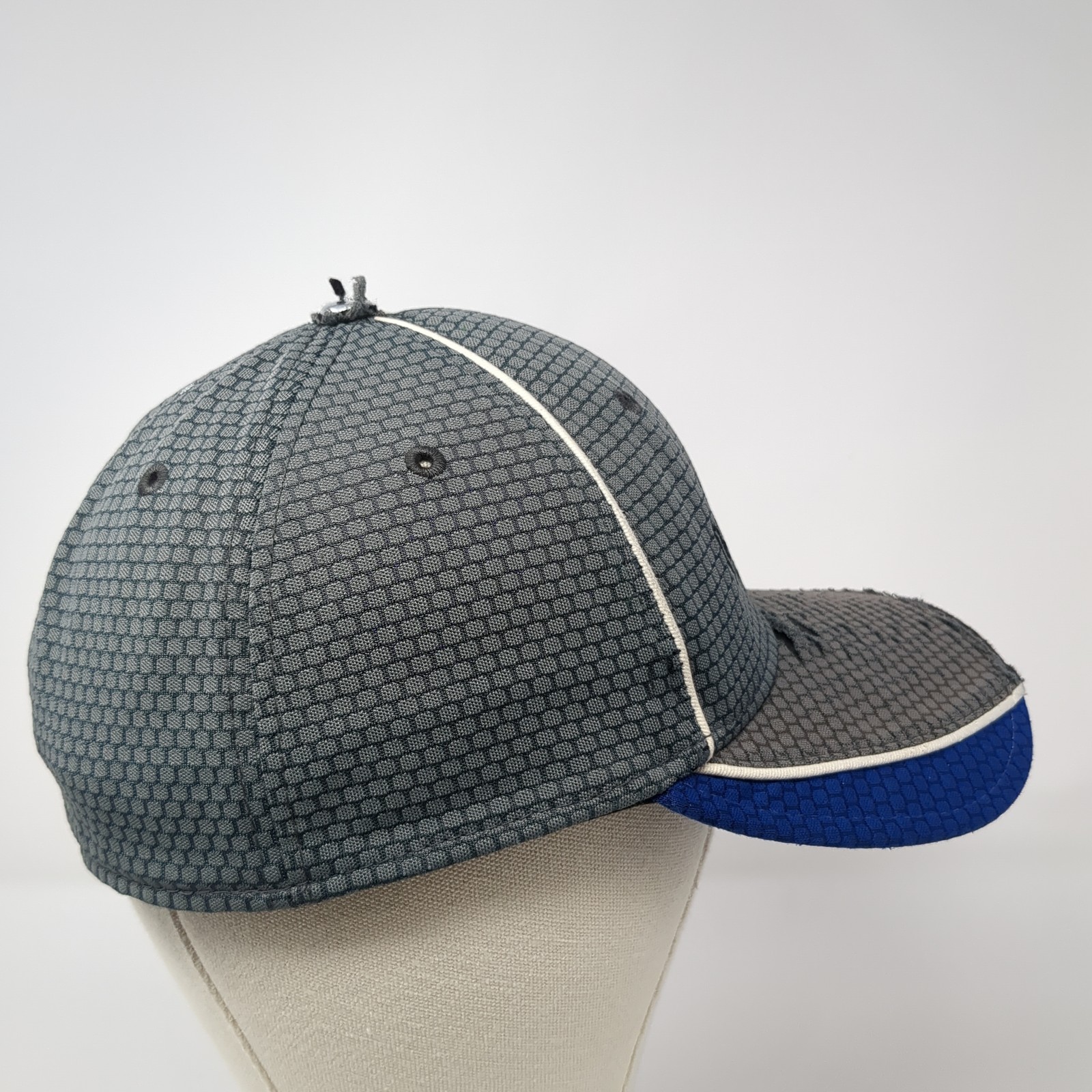 JSD Solutions Baseball Cap Gray Medium Vented Hol… - image 5