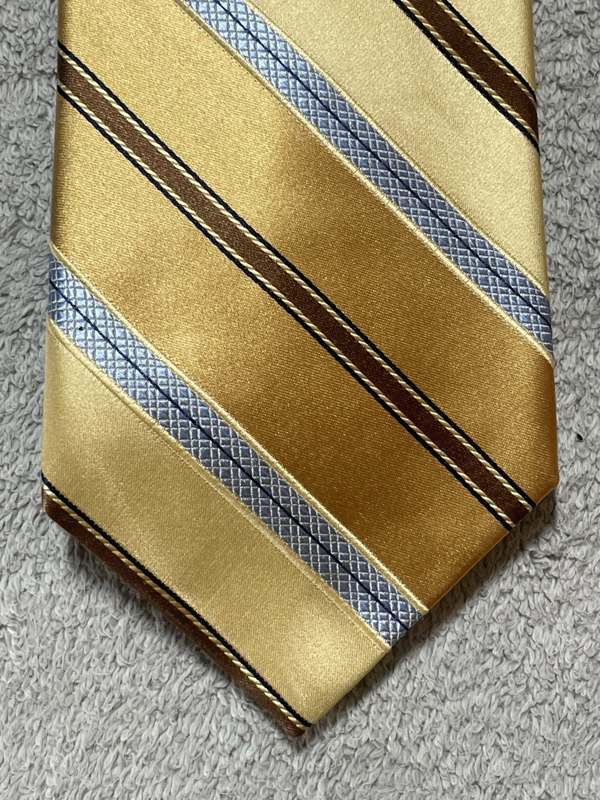 Robert Talbott Extra Long XL Multicolor Striped T… - image 11