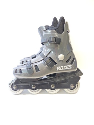 Roces BCN Barcelona Inline Skates Charcoal Size UK 8 Hyper Made In Italy Vintage - Picture 7 of 13