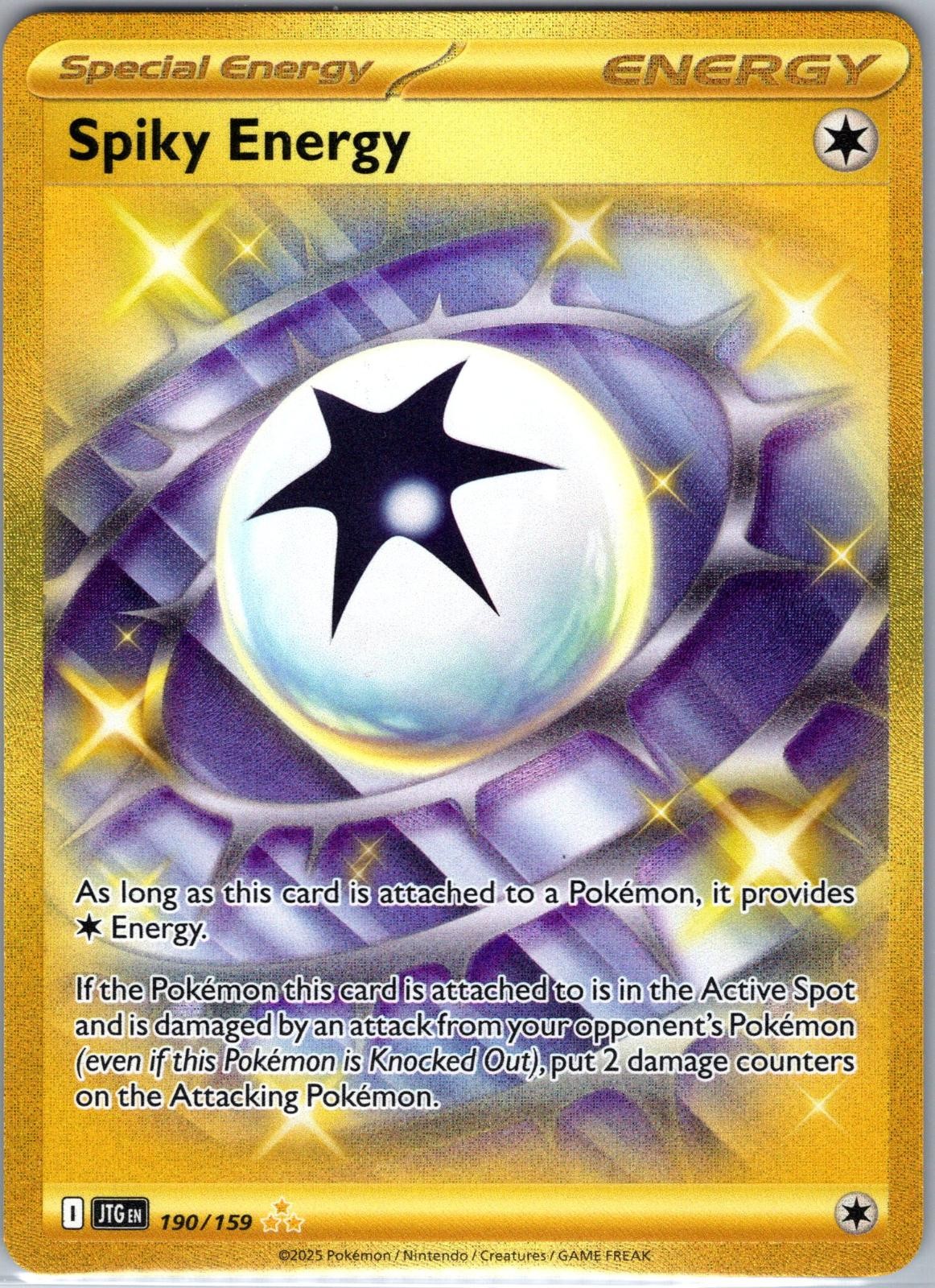 Spiky Energy 190/159 Hyper Rare Journey Together Pokemon Holo Near Mint