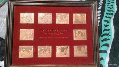 Norman Rockwell's "Favorite Moments From Mark Twain" Limited Edition Proof Set