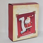 New Hallmark Keepsake Ornament 2004 So Much To Do! Santa Claus List Naughty Nice — photo 3