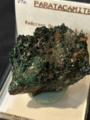 Paratacamite Redcross Open Cut Wa.Australia Miniature 4x3 Centimeters