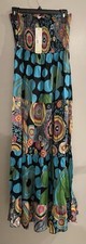NWT Sz S Funky People Elastic Boho Hippie Sundress Dress Strapless *Dye Flaws*