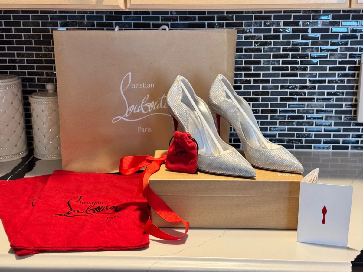 Christian Louboutin Silver Shoes for Women for sale | eBay