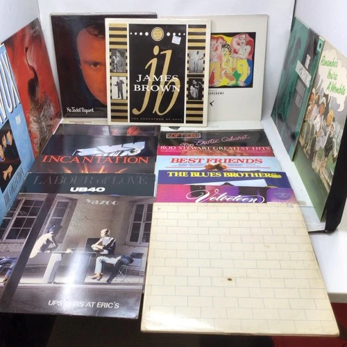 1980s Vinyl LP Job Lot x20 Albums 12" Rock Pop Pink Floyd FGTH UB40 Depeche Sky