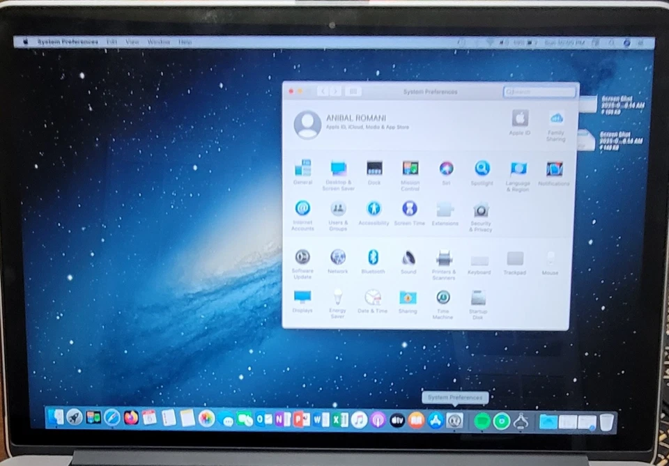 MacBook Pro 2012 i7 15 pulgadas 16 GB RAM; 750 SSD; ligeramente usado Foto 3 de 4