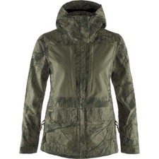 Fjallraven Lappland Hybrid Jacket G-1000 Silent Eco Womens Small Camo Green