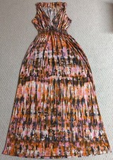 Christine V Women Sz 1X Multicolor PolyesterBlend Sleeveless Full Length Dress24