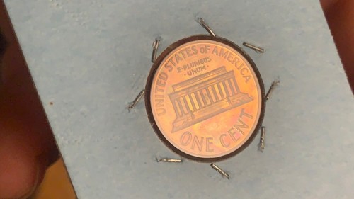 1968 s penny Error Struck The Wire Proof Rare🔥🔥🔥nice Toned 🔥🔥 - Picture 21 of 23