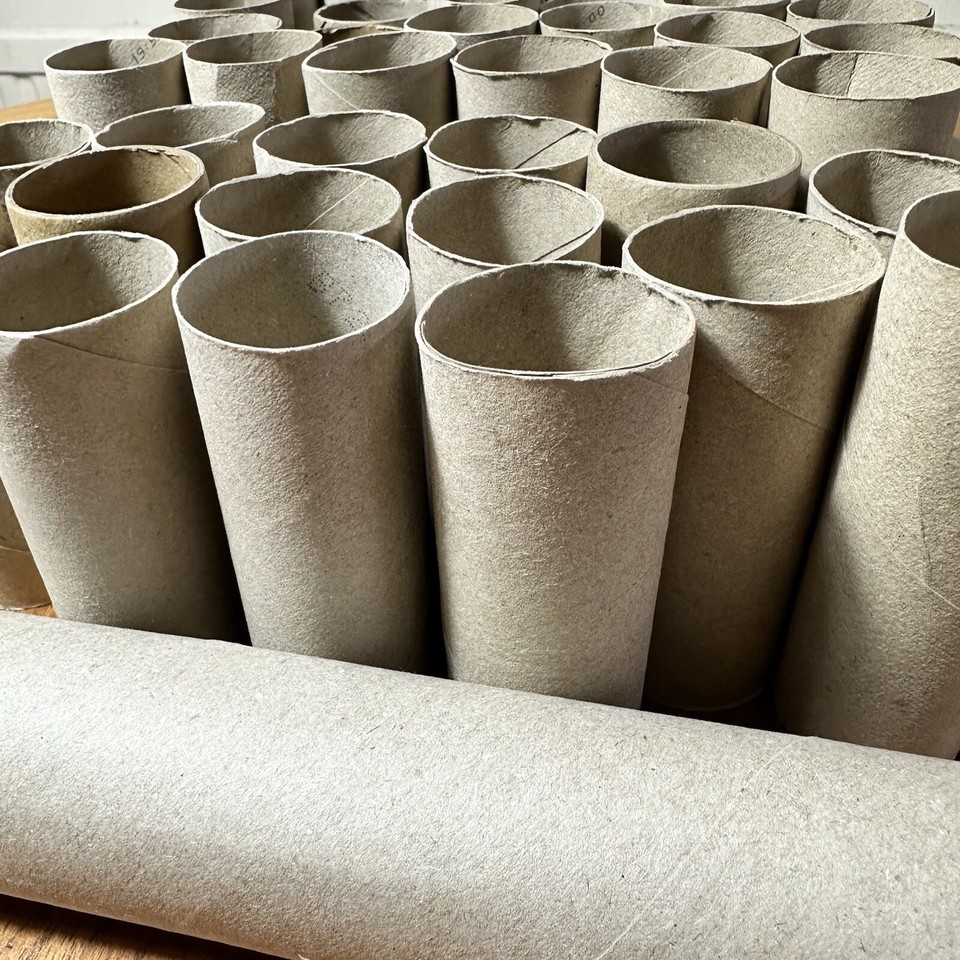 51 Empty clean toilet rolls cardboard tubes rolls arts and crafts eBay