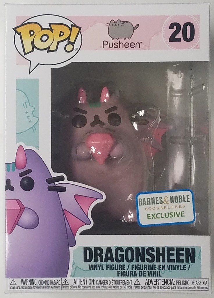 Funko Pop Exclusivo Púrpura Dragonsheen Con Gema #20 Pusheen Figura De Vinilo