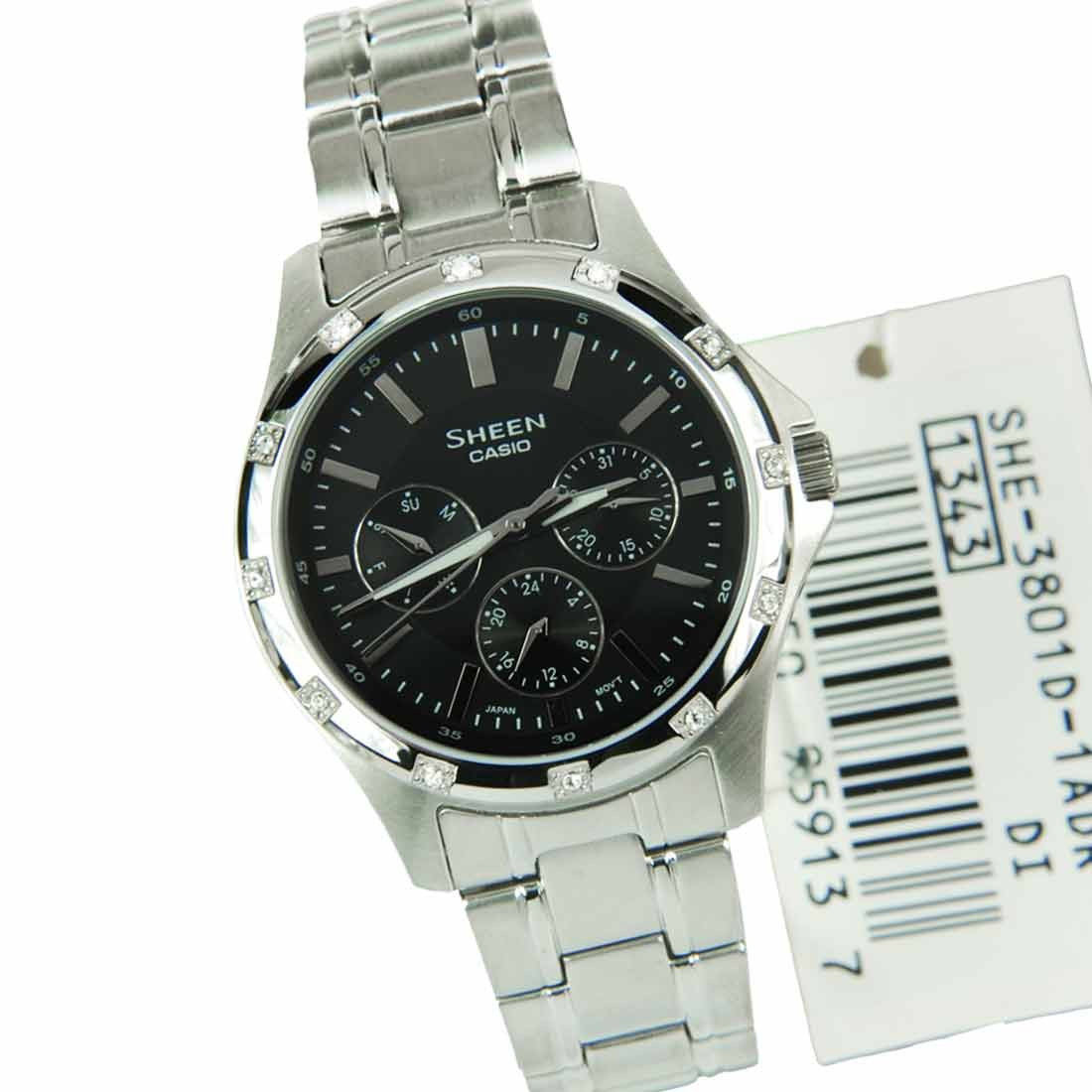 CASIO カシオ SHEEN SHE-3803 スワロフスキー クオーツ Casio Sheen She-3803 Swarovski Quartz | eBay